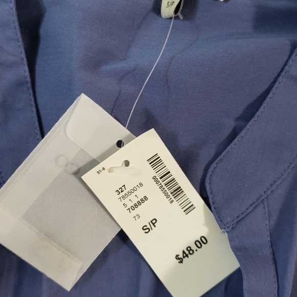 RW&Co Collared Button Up Short Sleeve Blouse - Picture 6 of 6